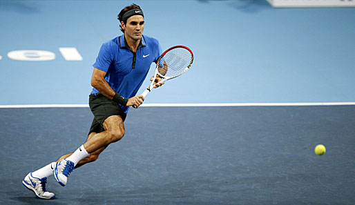 Roger Federer ist beim ATP-Turnier in Basel ins Finale eingezogen