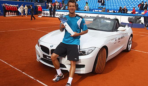 Philipp Kohlschreiber bei seinem BMW-Open-Sieg in diesem Jahr