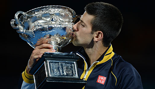 Novak Djokovic triumphierte zum dritten Mal in Folge bei den Australian Open