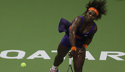 Serena Williams steht beim WTA-Turnier in Doha im Finale