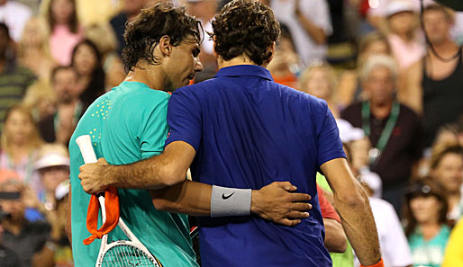Rafael Nadal schlug Roger Federer beim ATP-Master im Australischen Indian Wells mit 6:4 und 6:2