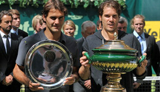 Will seinen Titel verteidigen: Tommy Haas schlug im Finale von Halle Roger Federer