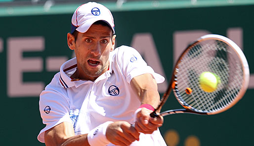Novak Djokovic stand letztes Jahr in Monte Carlo im Finale und verlor gegen Rafael Nadal