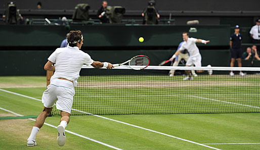 Das Wimbledon-Finale 2012 gewann Roger Federer in vier Sätzen gegen Andy Murray
