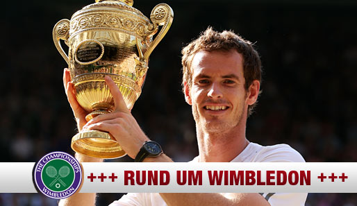 Andy Murray steht zum zweiten Mal in Folge im Wimbledon-Finale