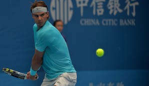 Rafael Nadal steht beim Turnier in Peking im Finale