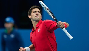 Novak Djokovic hat sich in Peking gegen Fernando Verdasco keine Blöße gegeben