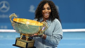 Für Serena Williams ist der Turniersieg in Peking bereits der 10. Titel im Jahr 2013