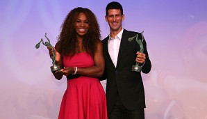 Die besten der Welt: Serena Williams und Novak Djokovic sind die Spieler des Jahres