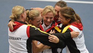 Das deutsche Fed-Cup-Team steht nach dem Sieg über die Slowakei im Halbfinale