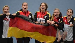 Ob das deutsche Team wieder so feiert wie nach dem Sieg gegen die Slowakei?