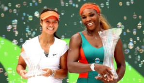 Serena Williams wurde ihrer Favoritenrolle in Miami gerecht