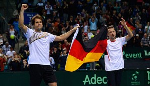 Philipp Kohlschreiber (r.) und Tommy Haas spielen in Zukunft nicht mehr für Deutschland