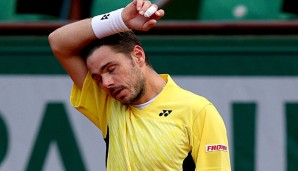 Stan Wawrinka musste sich in der ersten Runde der French Open geschlagen geben