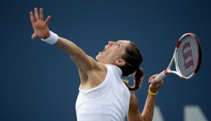 Andrea Petkovic steht beim Turnier in Stanford im Achtelfinale