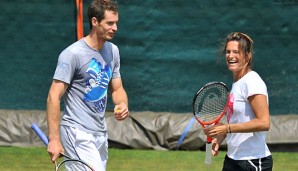 Gehen weiterhin gemeinsame Wege: Andy Murray und Amelie Mauresmo