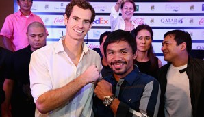 Andy Murray traf in Manila auf Manny Pacquiao