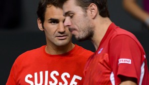 Roger Federer und Stanislas Wawrinka wollen mit der Schweiz den Davis-Cup gewinnen