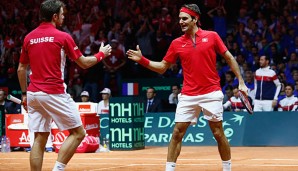 Roger Federer und Stan Wawrinka feierten den Triumph