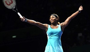 Serena Williams gewann in diesem Jahr erneut die WTA Finals