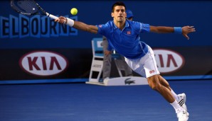 Novak Djokovic hatte im Viertelfinale der Australian Open keine Probleme mit Milos Raonic