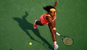 Serena Williams zog gegen Sarina Dijas ins Achtelfinale ein
