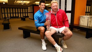 Boris Becker und Novak Djokovic arbeiten seit Ende 2013 zusammen
