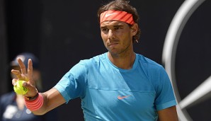 Rafael Nadal gewann zum dritten Mal in Stuttgart - das erste Mal auf Rasen