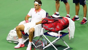 Roger Federer stand die Enttäuschung nach dem Finale ins Gesicht geschrieben