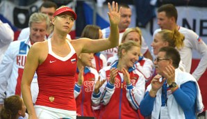 Maria Sharapova muss weiter auf den ersten Fed Cup Titel ihrer Karriere warten
