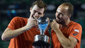Jamie Murray (l.) und Bruno Soares haben das Herren-Doppelfinale 2016 in Melbourne gewonnen