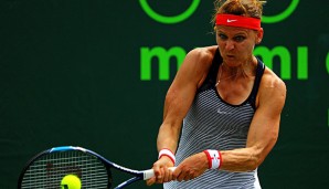 Lucie Safarova konnte vor dem Turnier in Prag über ein halbes Jahr kein Match gewinnen