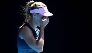 Angelieque Kerber erlebt im Achtelfinale der Australian Open ein Debakel in zwei Sätzen.