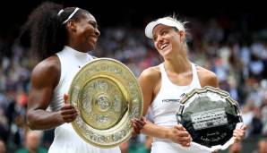 Wimbledon 2016: SERENA WILLIAMS (7:5, 6:3 vs. Angelique Kerber) - Rache für die Queen. Nach zwei verlorenen Finals in Folge siegte Williams endlich wieder. Mit ihrem 22. Grand Slam zog sie zudem mit Steffi Graf gleich.