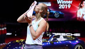 Petra Kvitova hat das Turnier in Stuttgart gewonnen.