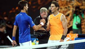 Treffen im Finale von Rom zum 54. Mal aufeinander: Novak Djokovic und Sandplatzkönig Rafa Nadal.
