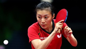Han Ying steht mit ihrer Teamkollegin Irene Ivancan im EM-Halbfinale