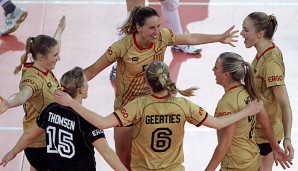 Die deutschen DVV-Frauen siegten locker gegen Tunesien