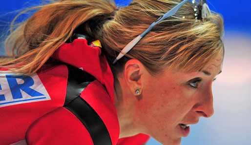 Anni Friesinger hat bei den Weltmeisterschaften bereits ihre zwölfte Goldmedaille gewonnen