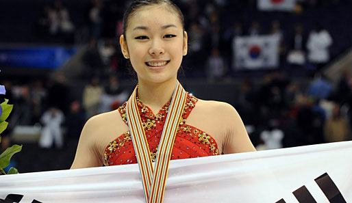 Kim Yu-Na lieferte eine perfekte Vorstellung ab und stellte einen neuen Fabelweltrekord auf