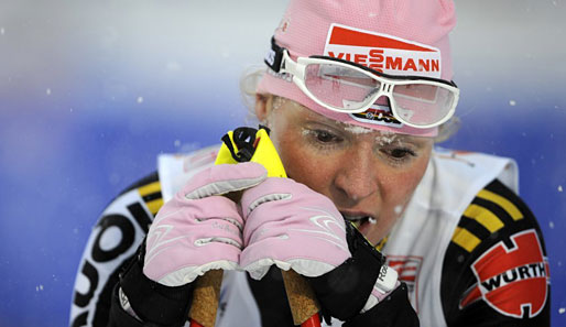 Evi Sachenbacher-Stehle war beim Sprint-Weltcup in Stockholm beste Deutsche