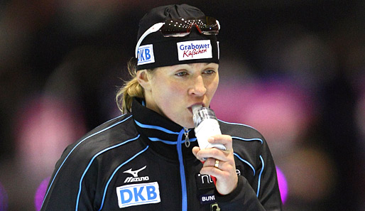 Claudia Pechstein gewann bei den olympischen Spielen 2006 in Turin die Silbermedaille über 5000m