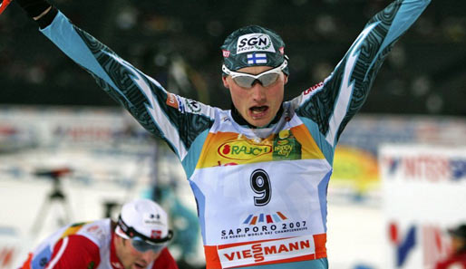 Hannu Manninen wurde bei den Olympischen Spielen 2002 in Salt Lake City Staffel-Olympiasieger