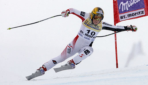 Renate Goetschl debütierte 1993 im alpinen Skiweltcup