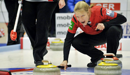 Andrea Schöpp und die deutschen Curling-Damen besiegten Norwegen