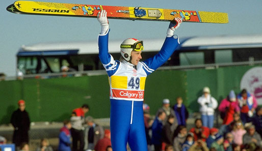 Matti Nykänen gewann in seiner Karriere sechs Goldmedaillen bei Weltmeisterschaften