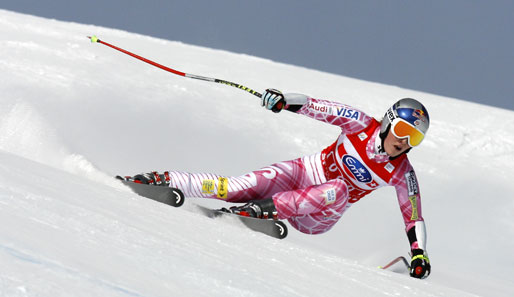 Lindsey Vonn gewann in St. Moritz den dritten Super-G in Folge