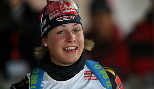 Magdalena Neuner gewann in Antholz ihr 15. Weltcup-Rennen