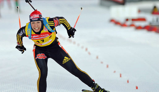Magdalena Neuner holte in Vancouver zwei Goldmedaillen und ein Mal Silber