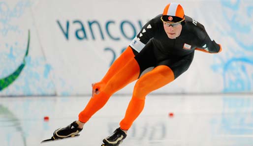 Sven Kramer holte bei Olympia in Vancouver Gold über 5000 Meter